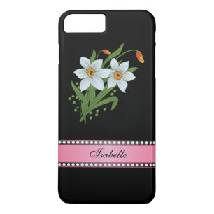 Tulpen und Narzissen Rosa Personalisierter Name Case-Mate iPhone Hülle