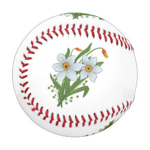 Tulpen und Osterglocken Blumen Baseball