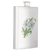 Tulpen und Osterglocken Blumen Flachmann (Rechts)