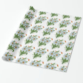 Tulpen und Osterglocken Blumen Geschenkpapier (Ungerollt)