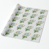 Tulpen und Osterglocken Blumen Geschenkpapier (Ungerollt)