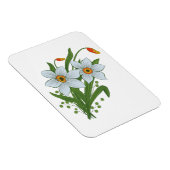 Tulpen und Osterglocken Blumen Magnet (Rechte Seite)