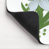 Tulpen und Osterglocken Blumen Mousepad (Ecke)