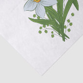 Tulpen und Osterglocken Blumen Seidenpapier (Ausschnitt)