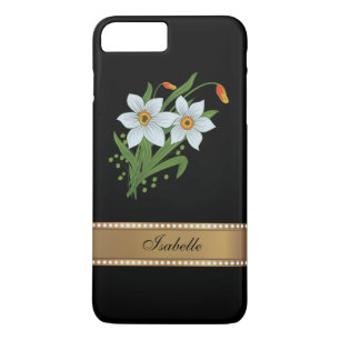 Tulpen und Osterglocken Gold personalisierter Name Case-Mate iPhone Hülle
