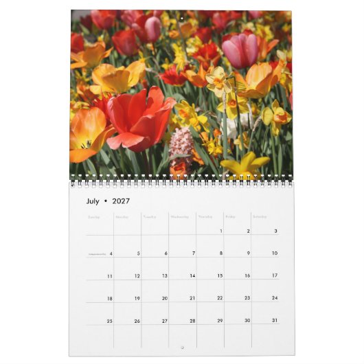 Tulpen und Windmühlen Kalender (Jul 2027)