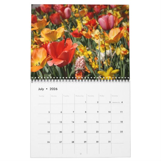 Tulpen und Windmühlen Kalender (Jul 2026)