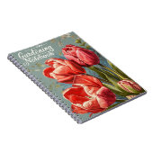 Tulpen Vintage Notizblock (Rechte Seite)