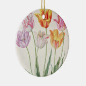 Tulpen, vom "NassauFlorilegium" (w/c auf pape Keramikornament (Rechts)