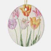 Tulpen, vom "NassauFlorilegium" (w/c auf pape Keramikornament (Links)