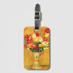Tulpen von Pierre Renoir, Vintage-Impressionismus- Gepäckanhänger