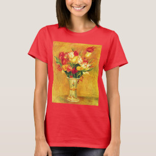 Tulpen von Pierre Renoir, Vintage Impressionismus  T-Shirt
