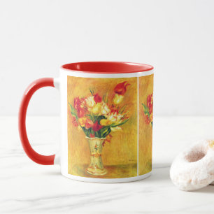 Tulpen von Pierre Renoir, Vintage Impressionismus  Tasse