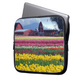 Tulpenauffeld Laptopschutzhülle (Vorderseite Links)