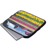 Tulpenauffeld Laptopschutzhülle (Vorne Knopf)