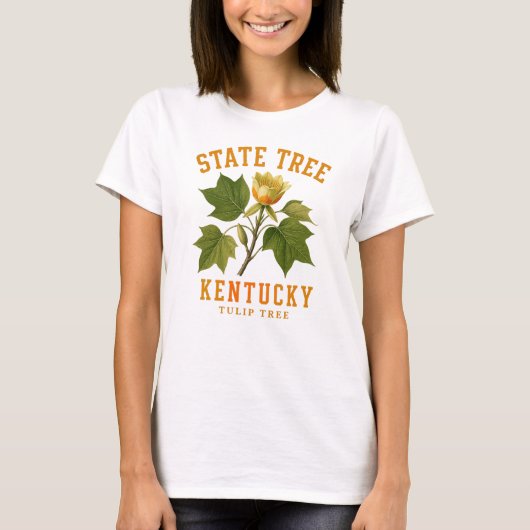 Tulpenbaum-Blüten Regionale Pride T-Shirt (Vorderseite)
