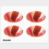 Tulpenbaum Ovaler Aufkleber (Blatt)