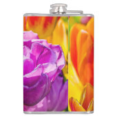 Tulpenblumen Flachmann (Rückseite)