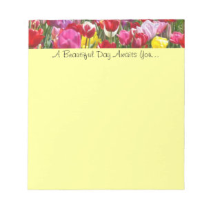Tulpenblumen Notizblock Frühling Personalisierte G