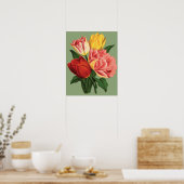 Tulpenblumen Poster (Küche)