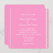 Tulpenblüte Einladung (Vorne/Hinten)