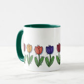 Tulpenblütenkelch Tasse (Vorderseite Links)