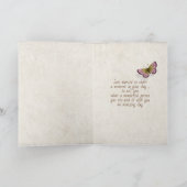 Tulpenbouquet an der Spitze Karte (Innenseite)