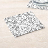 Tulpenbouquet-Untersetzer Rechteckiger Pappuntersetzer (angewinkelt)