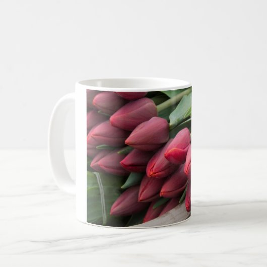 Tulpenbunch Kaffeetasse (Vorderseite Links)