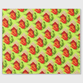 Tulpendruck Geschenkpapier (Flach)