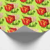 Tulpendruck Geschenkpapier (Ecke)