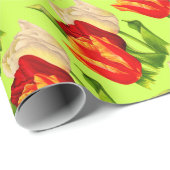 Tulpendruck Geschenkpapier (Rolleneckpunkt)