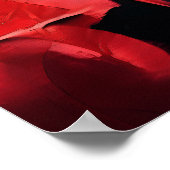 Tulpenfeld – Abstrakte Blumenintensität Poster (Ecke)
