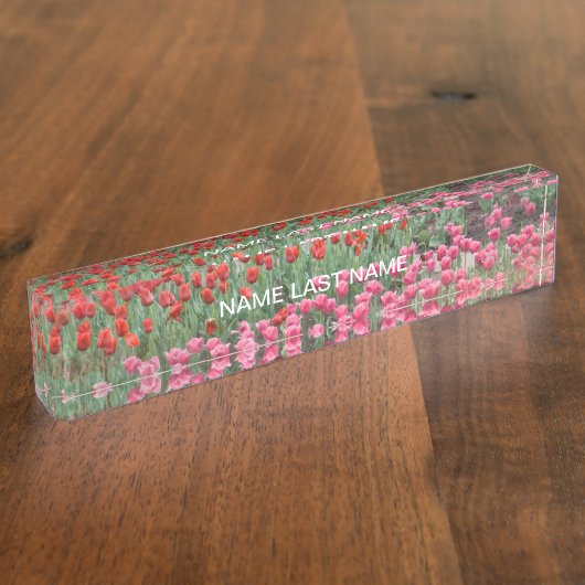 Tulpenfeld Namensplakette (Seite)