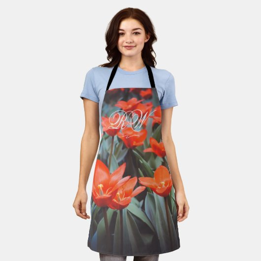 Tulpenfeld Schürze (Getragen)