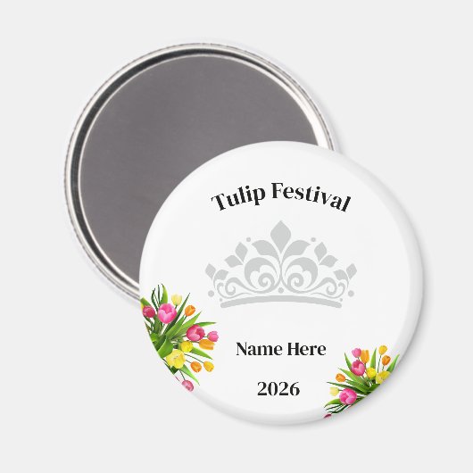 Tulpenfest  magnet (Vorderseite/Rückseite)