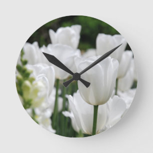 Tulpengarten Runde Wanduhr
