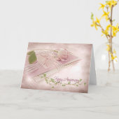 Tulpenhochzeit für Paar Karte (Gelbe Blume)