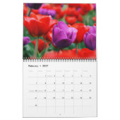 Tulpenkalender in mittlerer Größe Kalender (Feb 2027)
