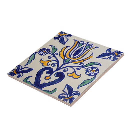 Tulpenkunstgestaltung Fliese (Seite)