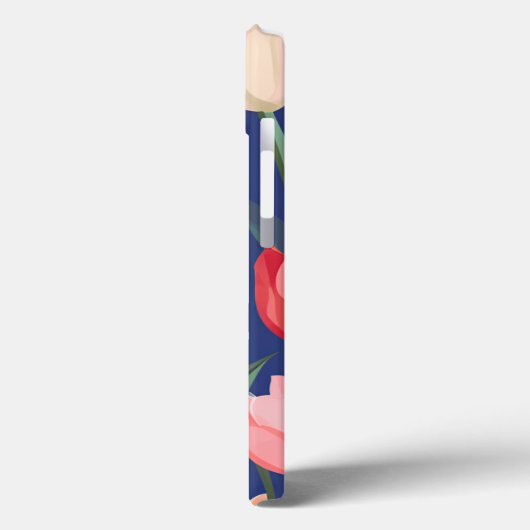 Tulpenmuster Case-Mate iPhone Hülle (Rückseite / Links)