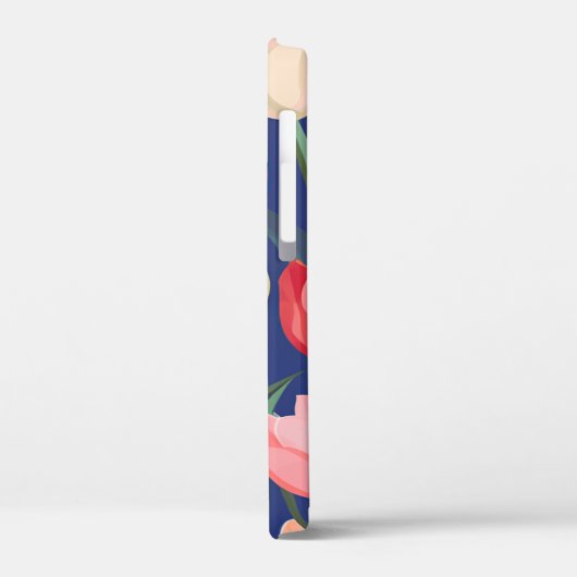 Tulpenmuster Case-Mate iPhone Hülle (Rückseite / Links)