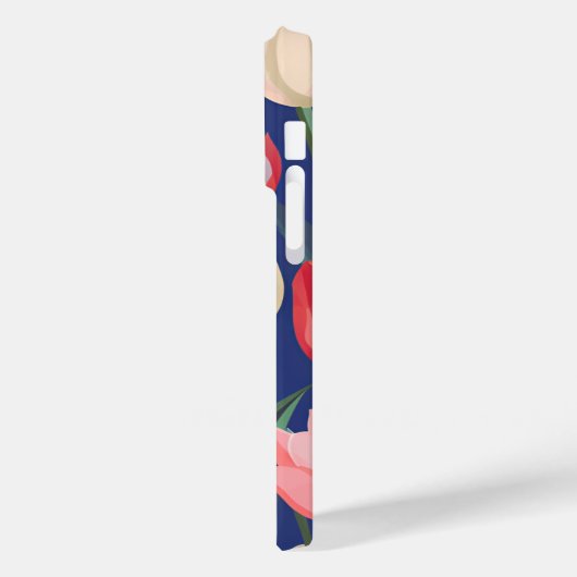 Tulpenmuster Case-Mate iPhone Hülle (Rückseite / Links)