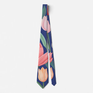 Tulpenmuster Krawatte