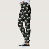 Tulpenmuster schwarz leggings (Links)