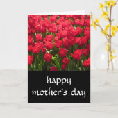 Tulpenmütter Karte (Gelbe Blume)