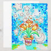 Tulpenposter (Vorne/Hinten)