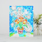 Tulpenposter (Stehend Vorderseite)