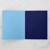 Tulpenpuls in der Blues - Name Day Card Karte (Innenseite)