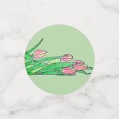Tulpenstrauß konfetti (Klein Vorderseite)